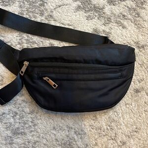 A New Day black crossbody/pack with gold hardware